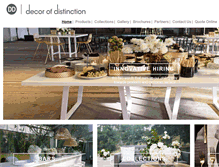 Tablet Screenshot of decorofdistinction.com.au